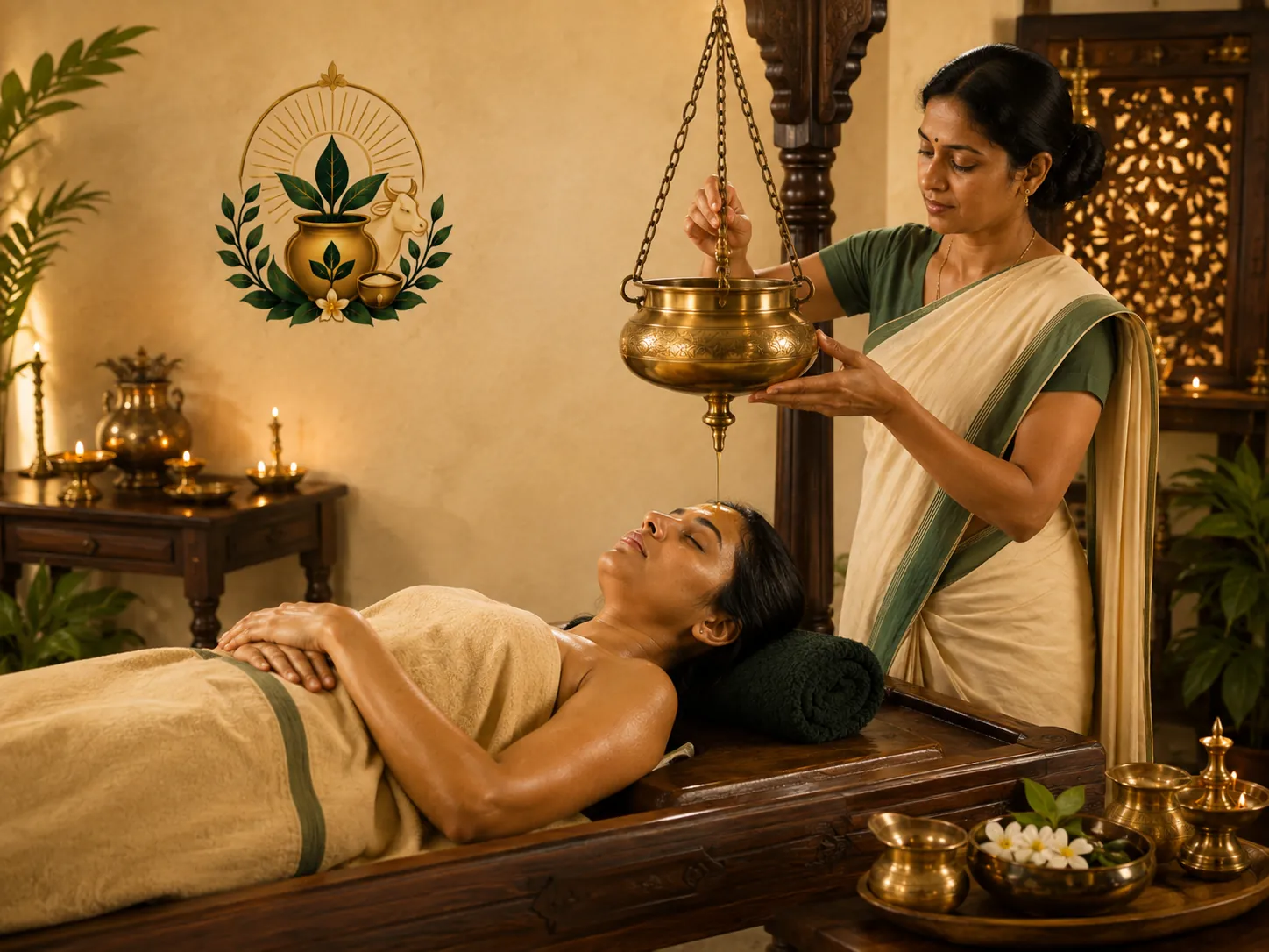 Shirodhara Ayurvedic therapy in Jamshedpur